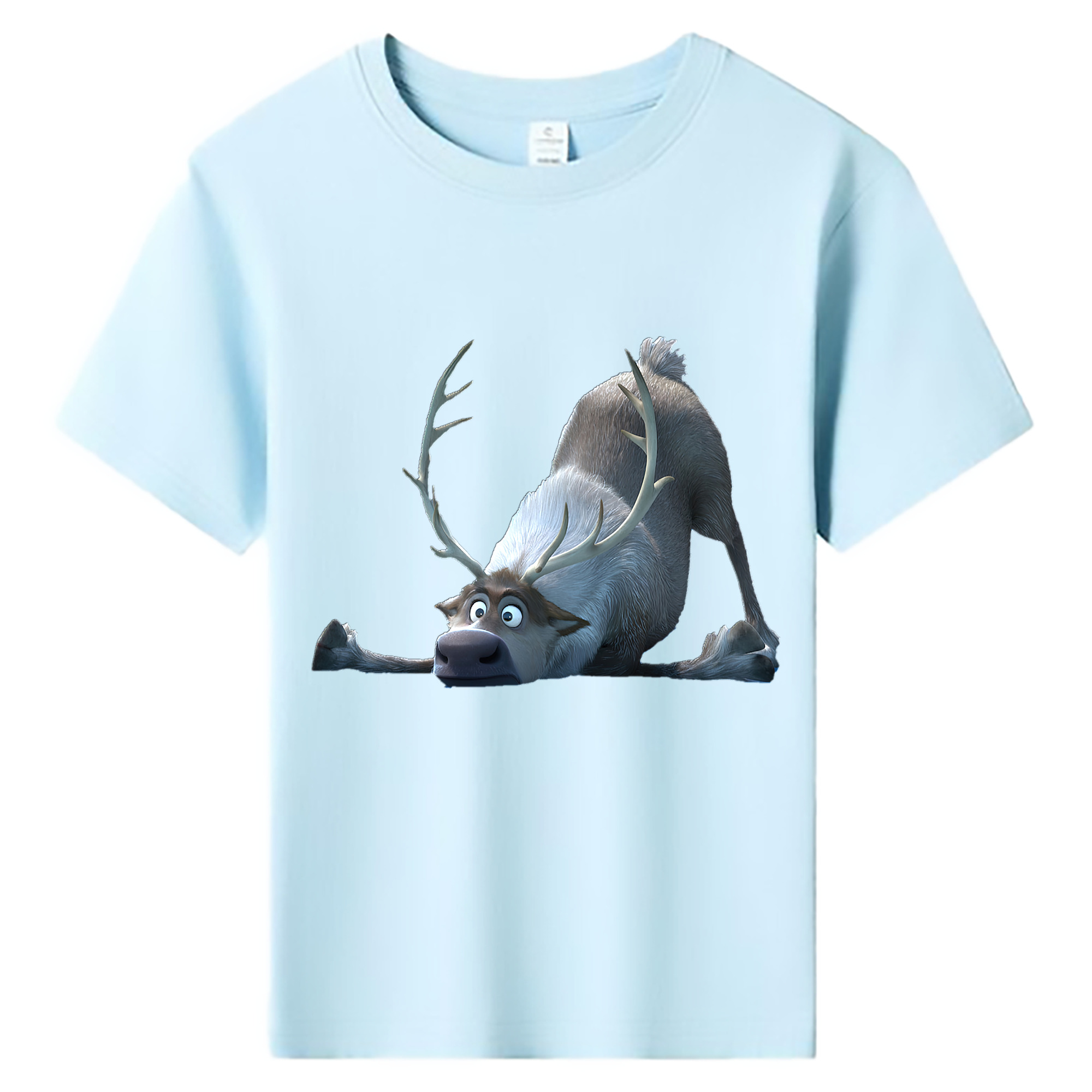 （画像用） アナと雪の女王 アンナ エルサ Frozen Anna Elsa 綿100％キッズTシャツ（フロントプリント）